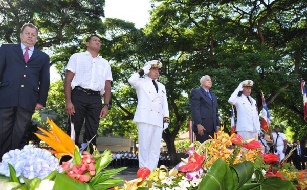 La Cérémonie du 8 Mai à Papeete en images