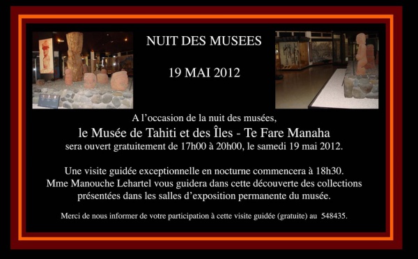 Une nuit au Musée...de Tahiti et des îles