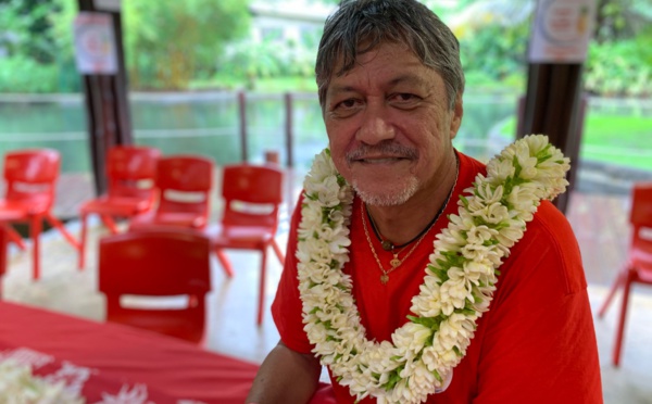 John Toromona avec Vaiata Friedman à Moorea-Maiao