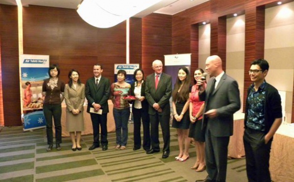 Lancement du Tahiti Tours Roadshow China 2012