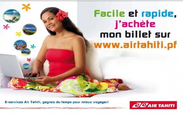 Air Tahiti propose la vente de billets en ligne