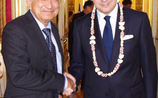 Oscar Temaru a rencontré Laurent Fabius