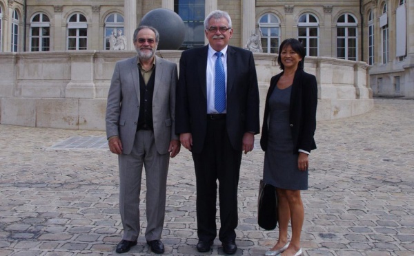 Assemblée nationale : Jacqui Drollet rencontre  le président du groupe GDR, André Chassaigne