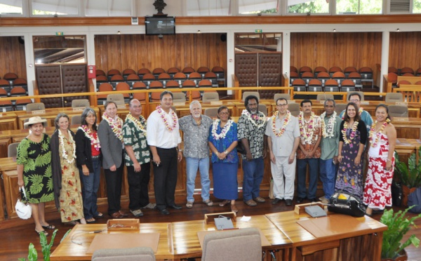 Le premier vice-président de l’Assemblée reçoit une délégation de pays du Pacifique sud et de l’O.N.U