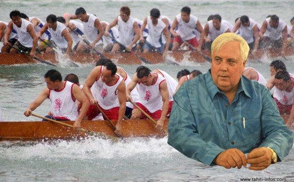 Amateur de Dragon Boat, Clive Palmer envoie 26 tahitiens à Londres