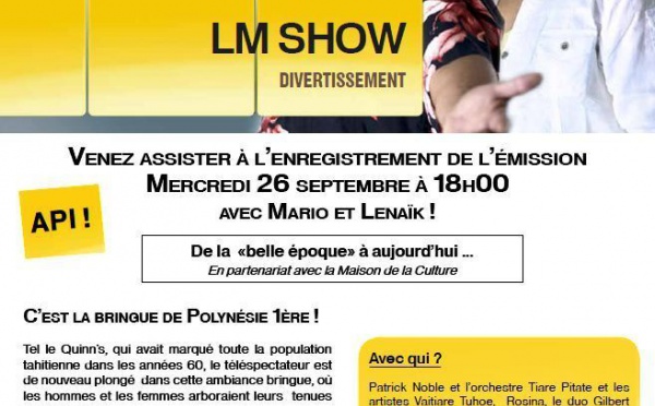 LM Show le nouveau divertissement de Polynésie 1ère !