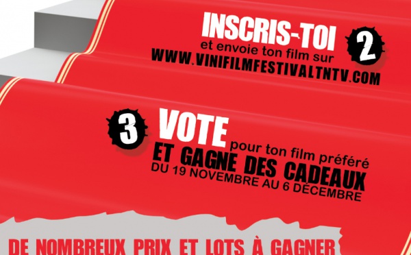 1ère édition du VINI FILM FESTIVAL ON TNTV : appel à candidatures