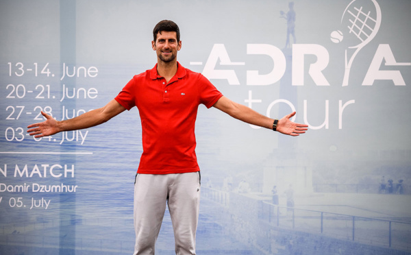 Tennis: sale temps pour Djokovic, positif au coronavirus