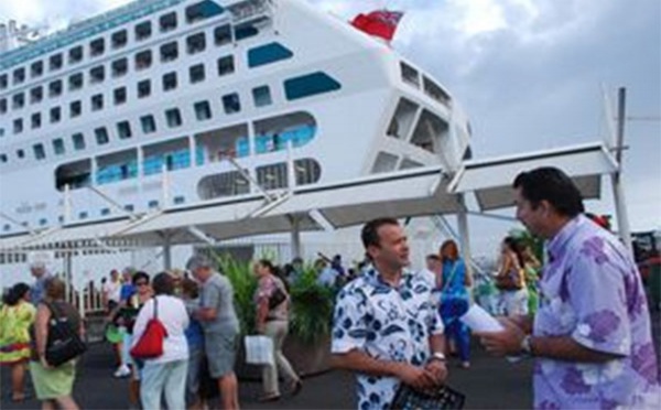 Fête mondiale du tourisme avec le Dawn Princess à Papeete