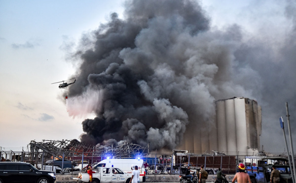 Liban: 2.750 tonnes de nitrate d'ammonium à l'origine des explosions du port