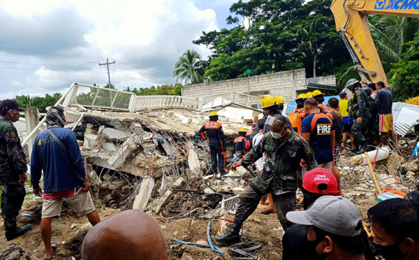 Un fort séisme aux Philippines fait un mort et des dizaines de blessés