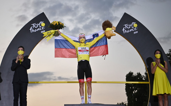 Le jeune slovène Tadej Pogacar bouscule l'histoire du Tour de France