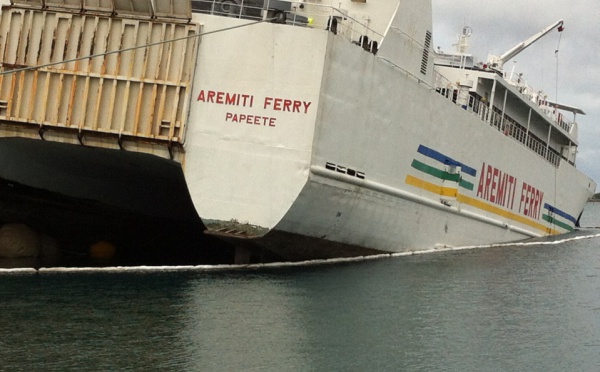 L'Aremiti Ferry en maintenance