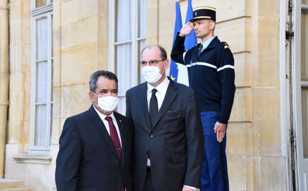 Édouard Fritch reçu par le premier ministre à Paris