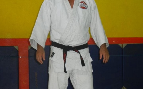 Le judoka Bruno DAMO de l'EJJP Moorea à l'open international des vétérans de Tours