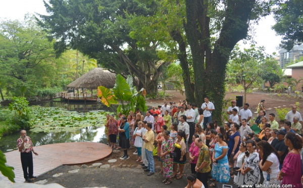 Jardins de l’Assemblée : une inauguration sous des airs de campagne