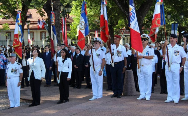 Cérémonie organisée à Papeete à l'occasion du 68 ème anniversaire de la Victoire du 8 mai 1945