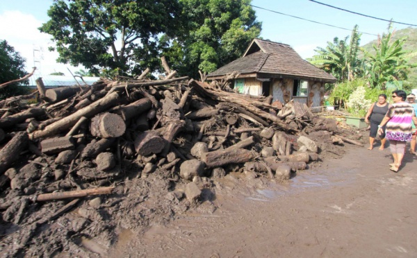 Intempéries à Hiva Oa: les dégâts estimés à 200 millions Fcpf