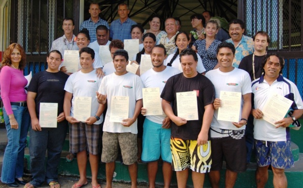 Remise d’attestations Kayak’anim au Centre Tarevareva :  100% de réussite !