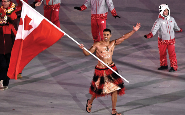 Après le spectacle aux JO, le cinéma pour le porte-drapeau des Tonga ?