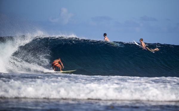 Redbull en tournage dans les atolls de la Polynésie française