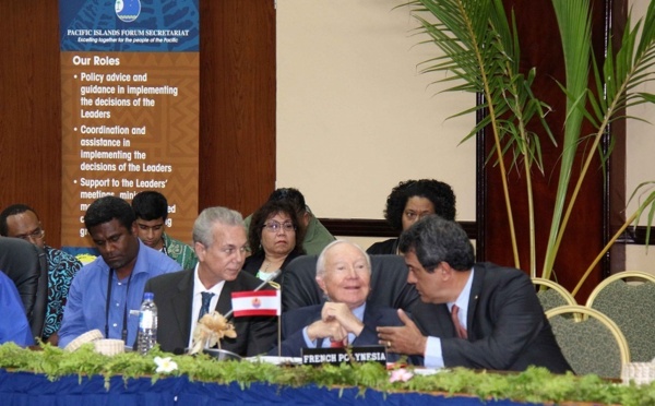 Forum du Pacifique : Gaston Flosse repositionne la Polynésie française