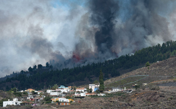 Espagne: éruption volcanique dans l'archipel des Canaries