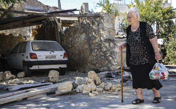 La Crète de nouveau secouée par un fort séisme, des dégâts matériels