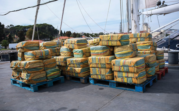 Portugal: 5,2 tonnes de cocaïne saisies sur un voilier espagnol
