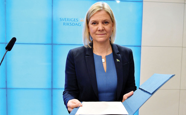 Suède: la nouvelle Première ministre contrainte de démissionner le jour même de son élection