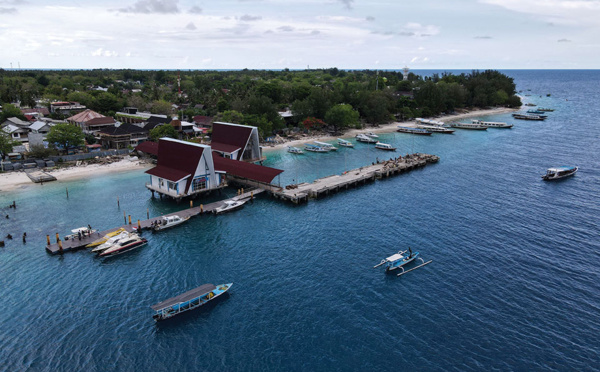 Les îles Gili, paradis des touristes devenu un désert plein d'hôtels à l'abandon