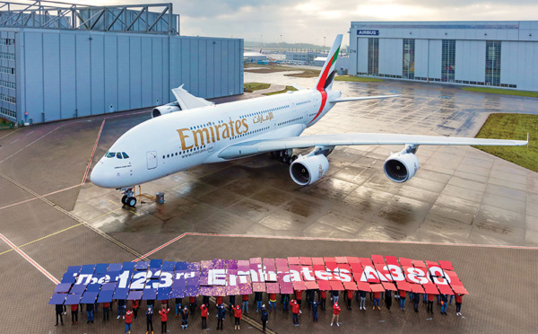 Fin d'une époque chez Airbus: le dernier A380 livré