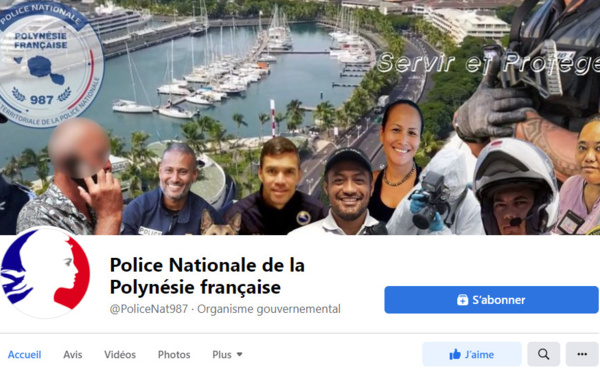 La police lance sa page Facebook