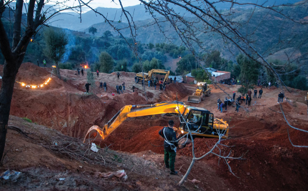 Maroc: au 4e jour, les secouristes s'activent pour sauver un garçon tombé dans un puits