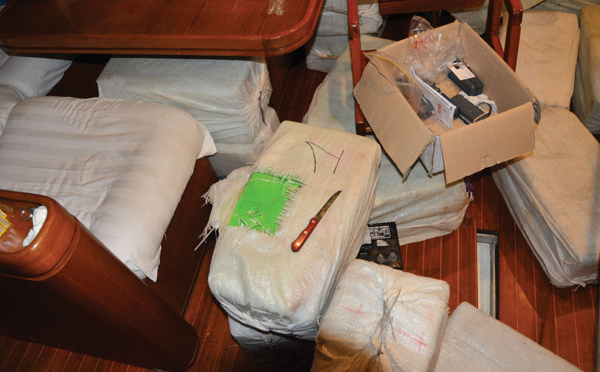 Martinique: 680 kilos de cocaïne saisis sur un "go fast"
