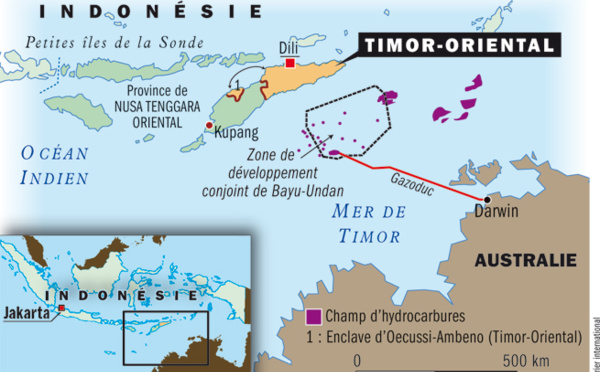 Pétrole: le Timor "offensé" et "choqué" par l'Australie