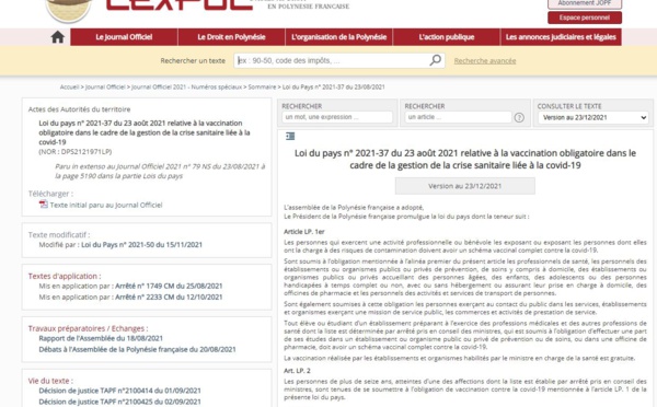 ​Lexpol change de format