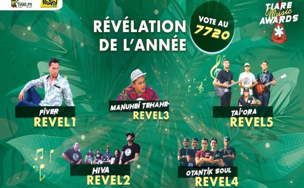 Qui sera la révélation de l'année aux Tiare Music Awards ?