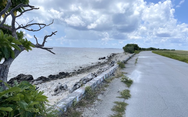 Montée des eaux, déjà une réalité à Hao