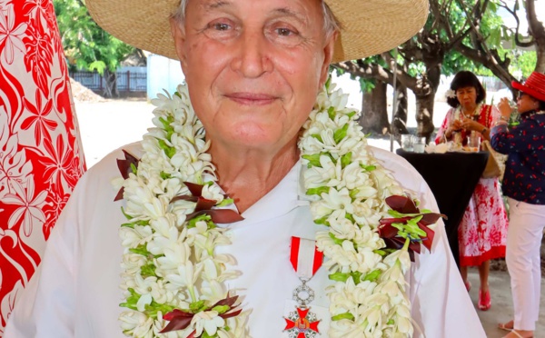 ​Albert Le Caill décoré de l’ordre de Tahiti Nui