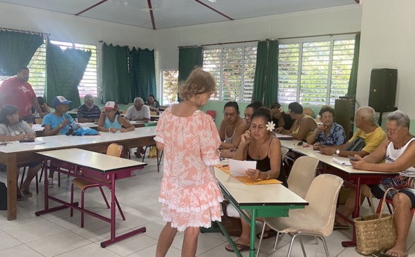 Formation en droit foncier, une première à Huahine