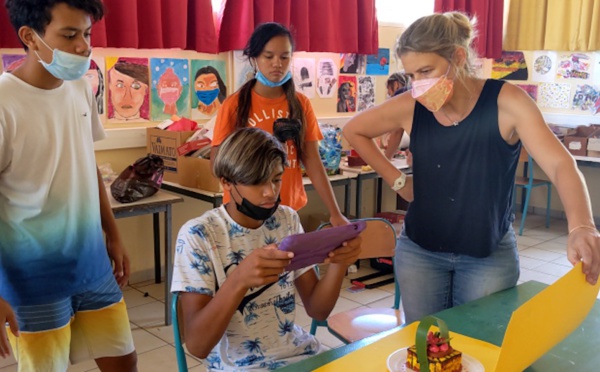 Art gourmand au collège de Nuku Hiva