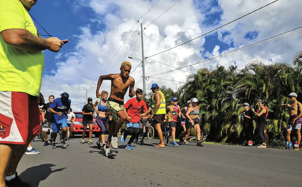 150 coureurs autour de l'île Sacrée