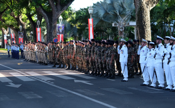 ​La cérémonie du 8-Mai avenue Pouvana'a