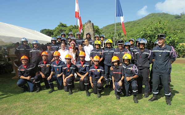 Armistice commémoré et pompiers honorés à Moorea