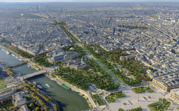 A Paris, les Champs-Elysées vont être verdis et rafraîchis