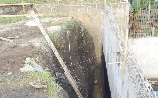 Deux ouvriers ensevelis quatre heures sous un talus à Taravao