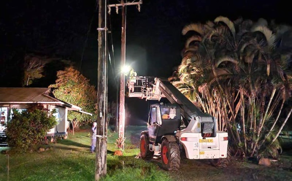 Pas de vol ni d'électricité à Rikitea