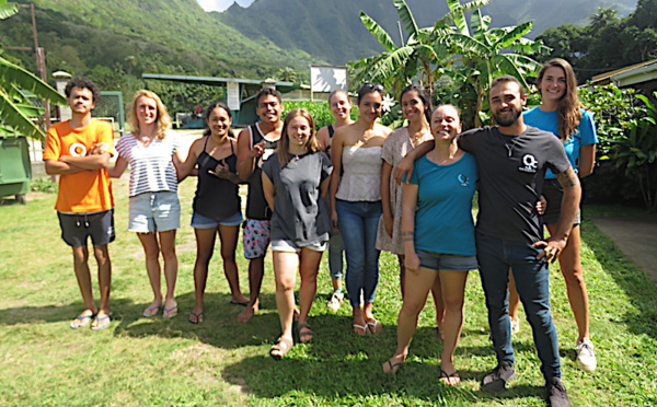 Moorea : des jeunes plongés dans les métiers de la mer