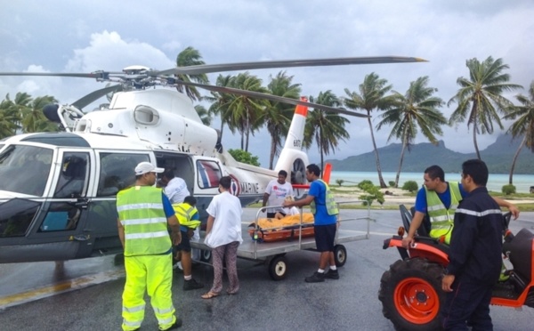 En cas d'accident en Polynésie, place aux ambulanciers des airs